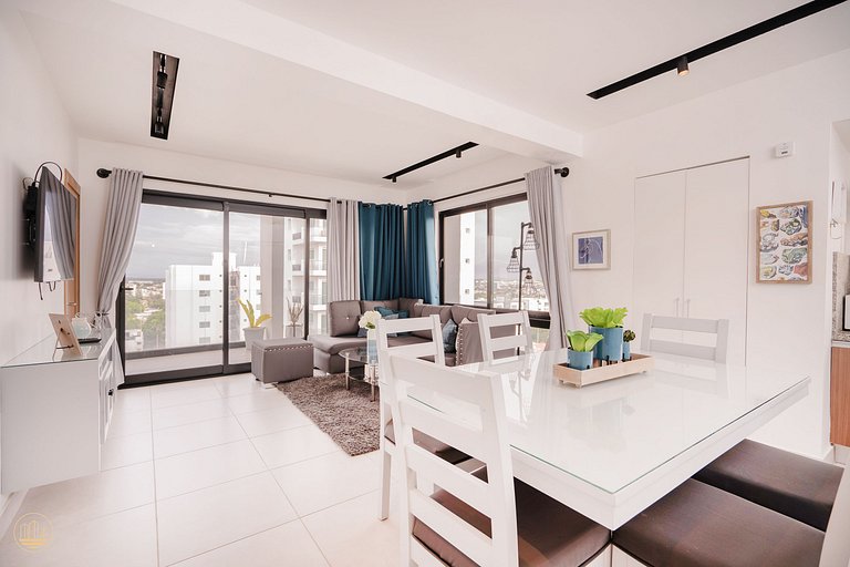 Homely Apartment 2BR - Porto 09 - A12 W/Pool.