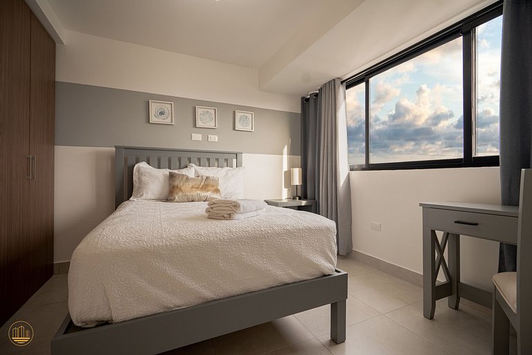 Homely Apartment 2BR - Porto 09 - A12 W/Pool.