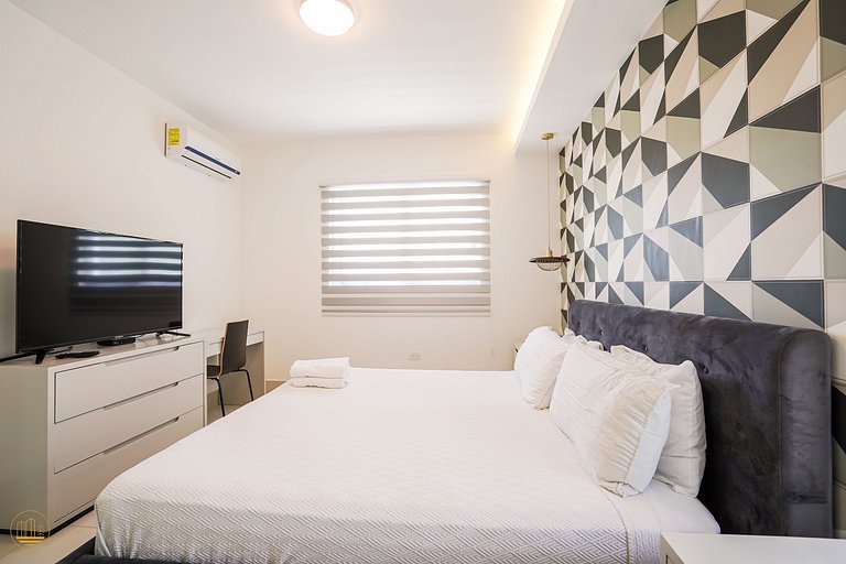 Bonito apartamento 1BED Soha Panorama D03 W/Pool.