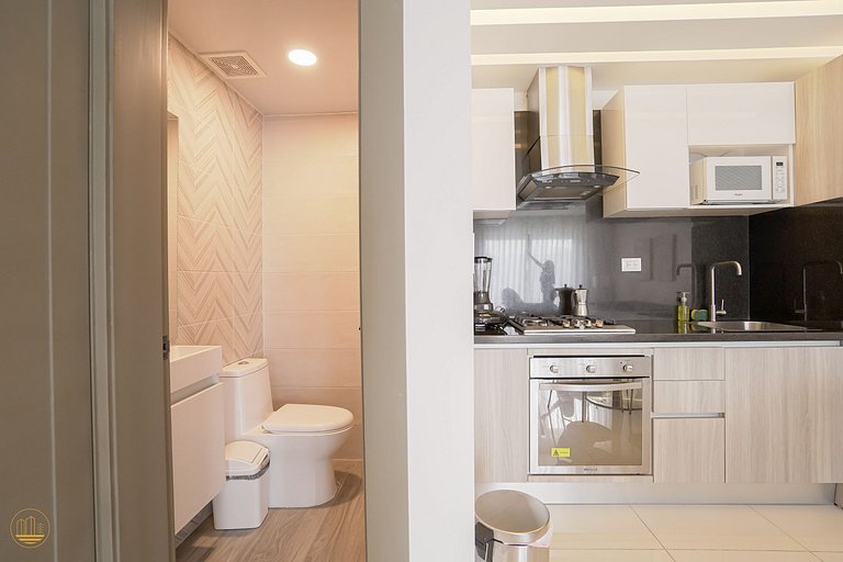 Bonito apartamento 1BED Soha Panorama D03 W/Pool.